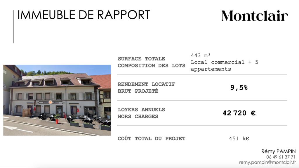 dossier montclair immeuble de rapport