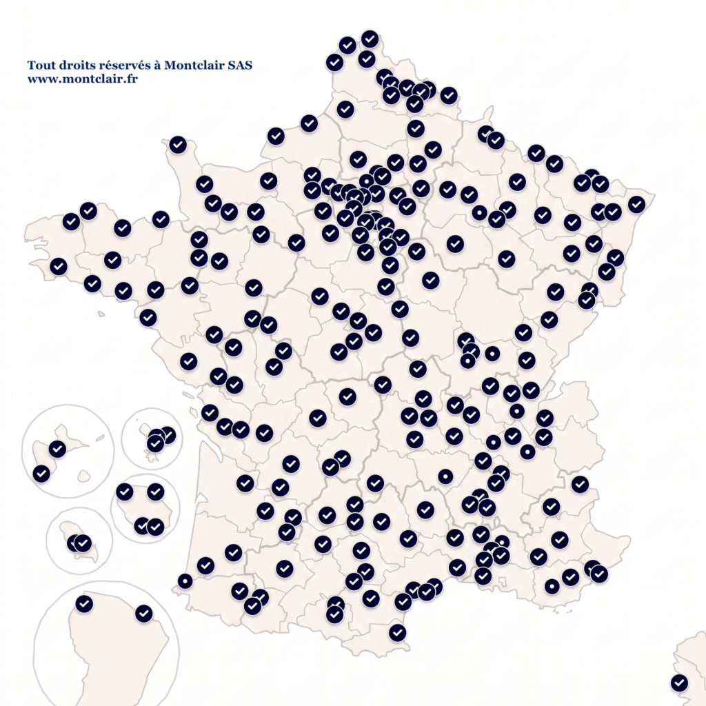 carte des villes éligibles Denormandie