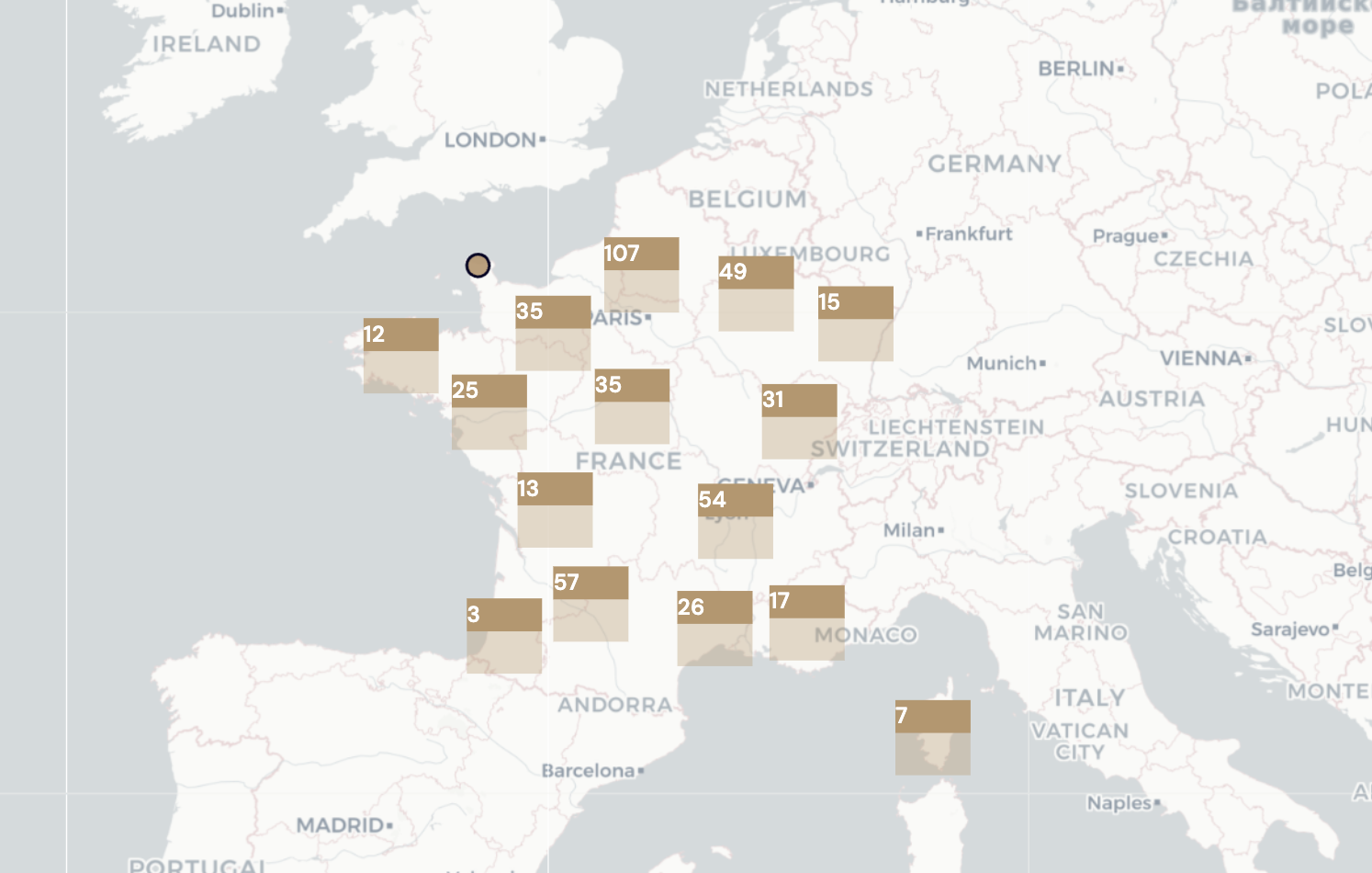 villes éligibles à la loi Denormandie
