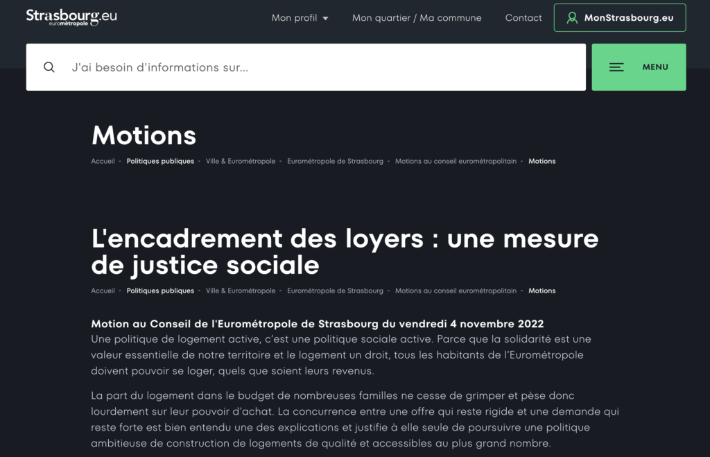 Encadrement des loyers à Strasbourg en 2026