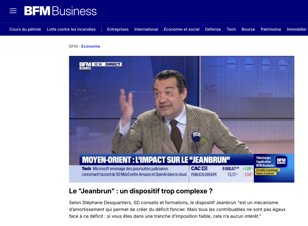 avis jeanbrun bfm tv
