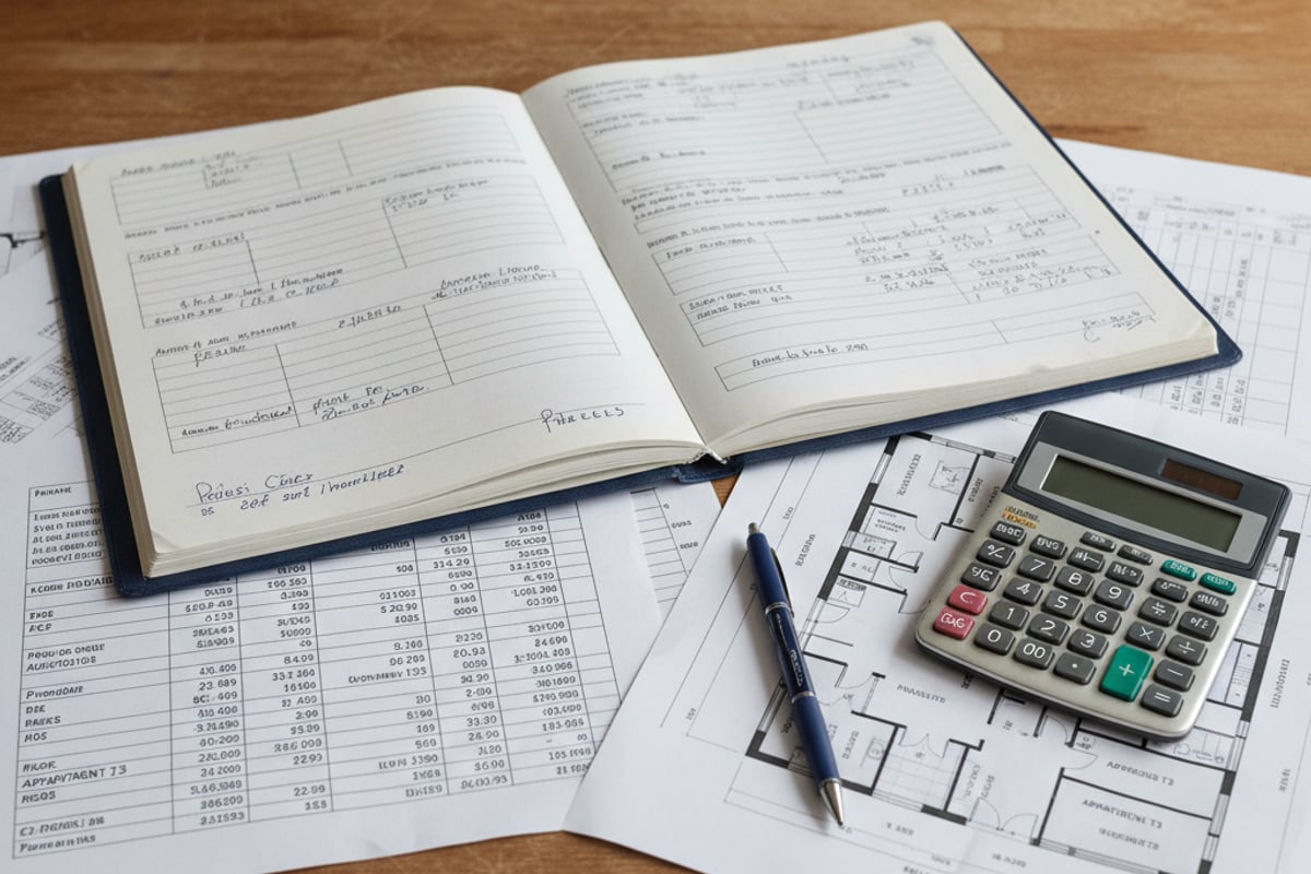 Dossier de financement d'un immeuble de rapport préparé avant rendez-vous bancaire