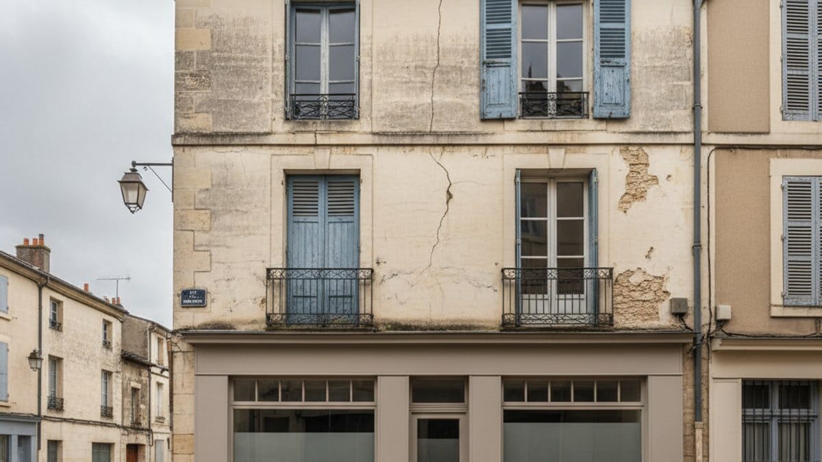 Immeuble mixte associant commerce et logements