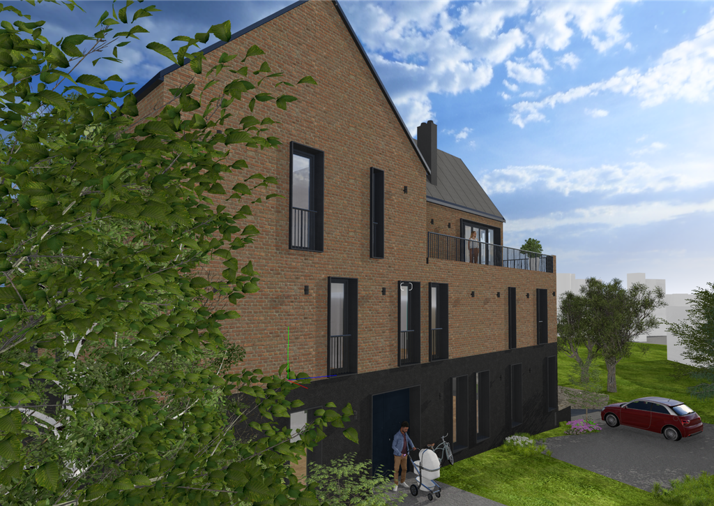 Projet d'immeuble neuf mixte à Mulhouse par le cabinet d'architecture AMRS